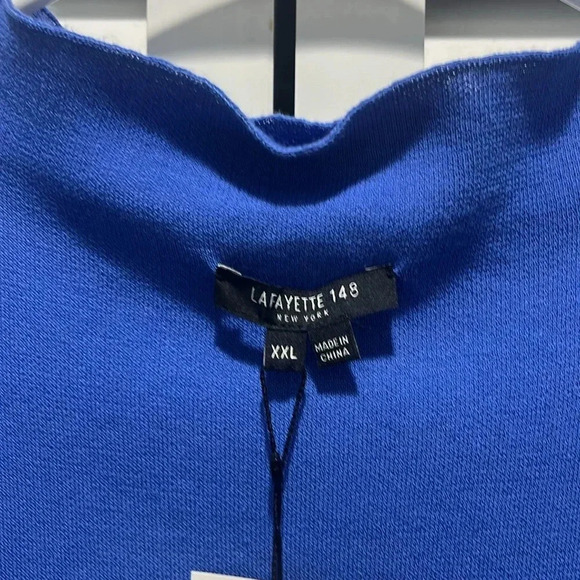 NWT Lafayette 148 XXL top sleeveless mock neck top sophisticated modern top - Picture 5 of 8